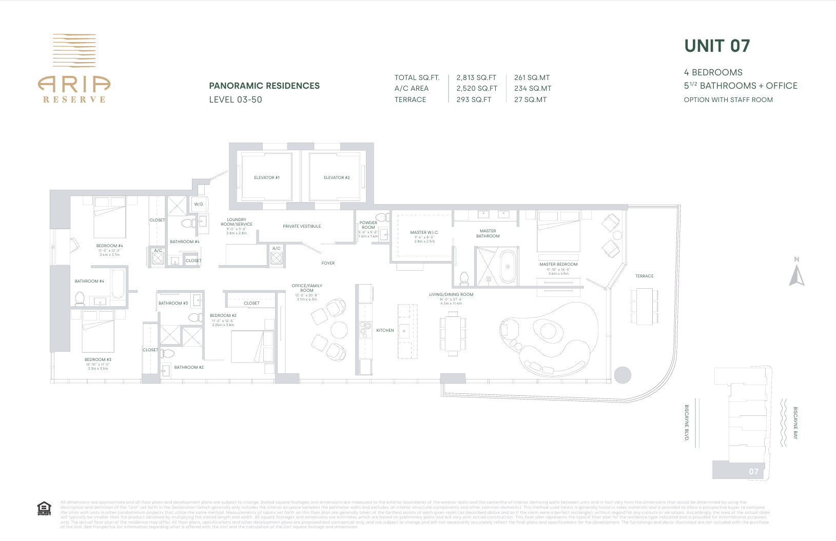Floor Plan Unit 5507